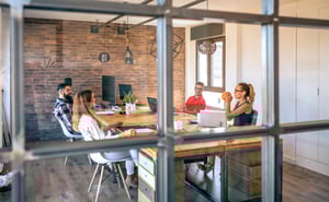 colleagues-searching-ideas-in-brainstorm-while-hav-2023-11-27-05-01-31-utc